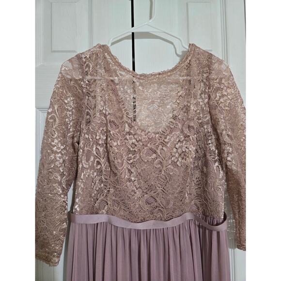 David's bridal size 12 women's mauve formal gown - Picture 2 of 13